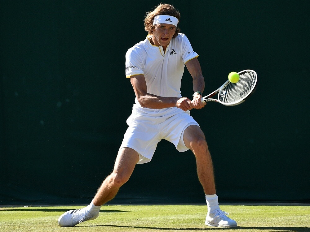 Alexander Zverev steht im Achtelfinale von Wimbledon