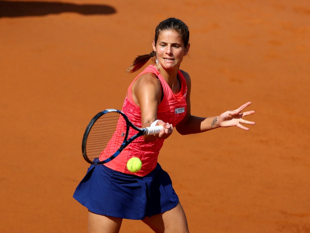 Julia Görges gab beim Stand von 4:6, 2:2 auf