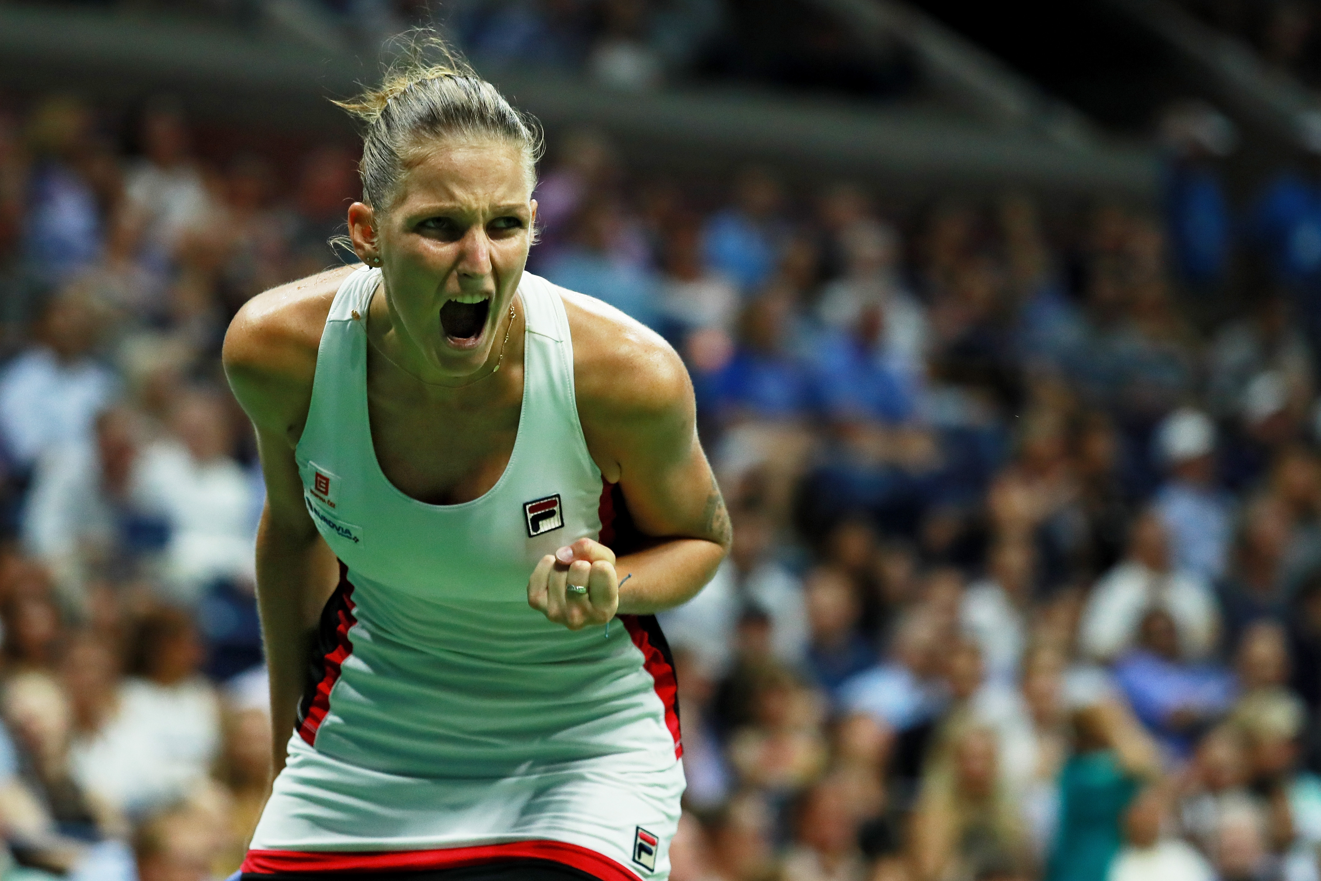 Selten emotional: Karolina Pliskova verzieht in Matches oft keine Miene. Sie ist aber davon überzeugt, dass sie besser spielt, wenn mal Emotionen aus ihr herausplatzen. 