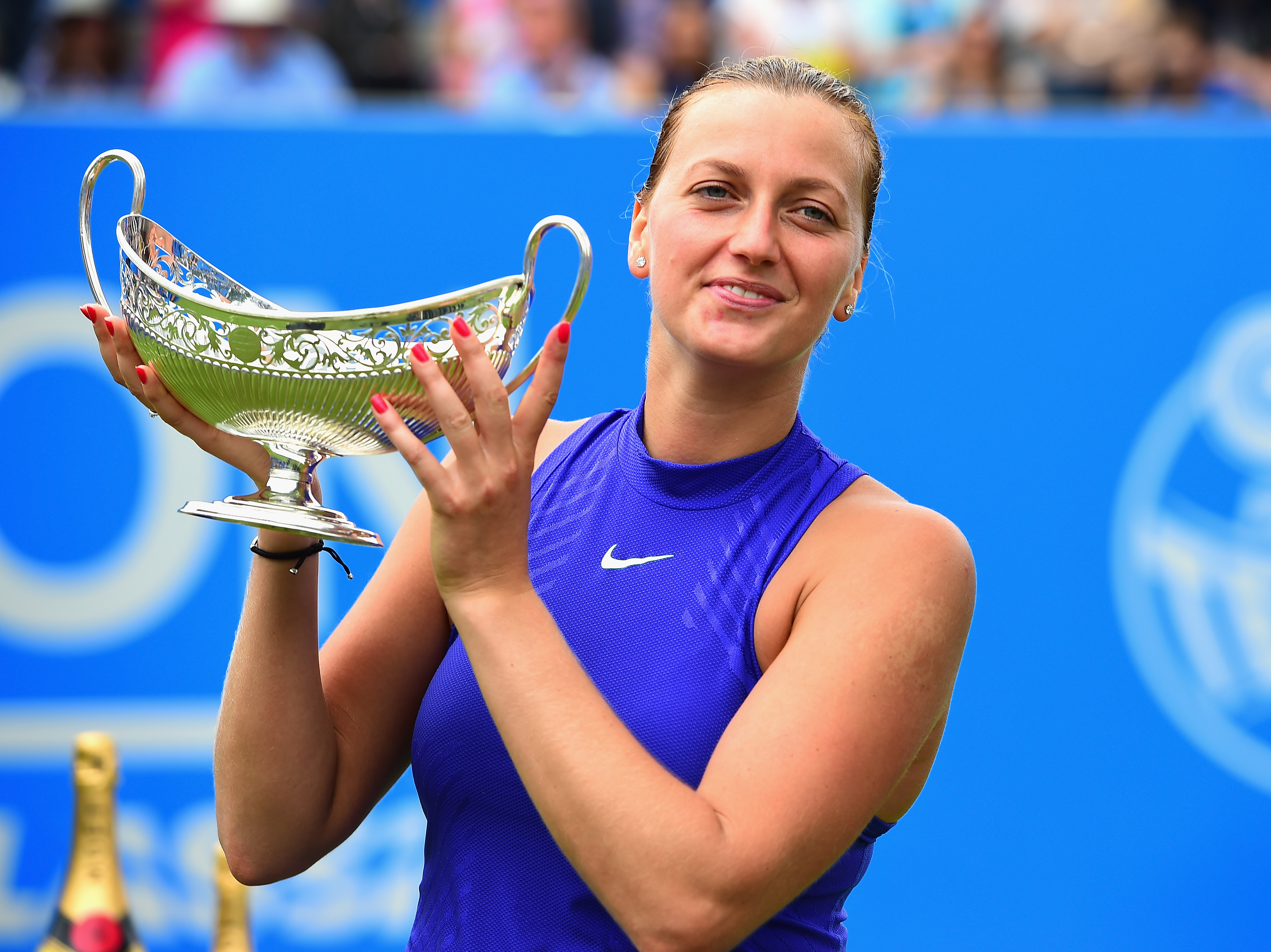 Petra Kvitova konnte das Turnier in Birmingham gewinnen und avanciert damit zu einer der Favoritinnen in Wimbledon.