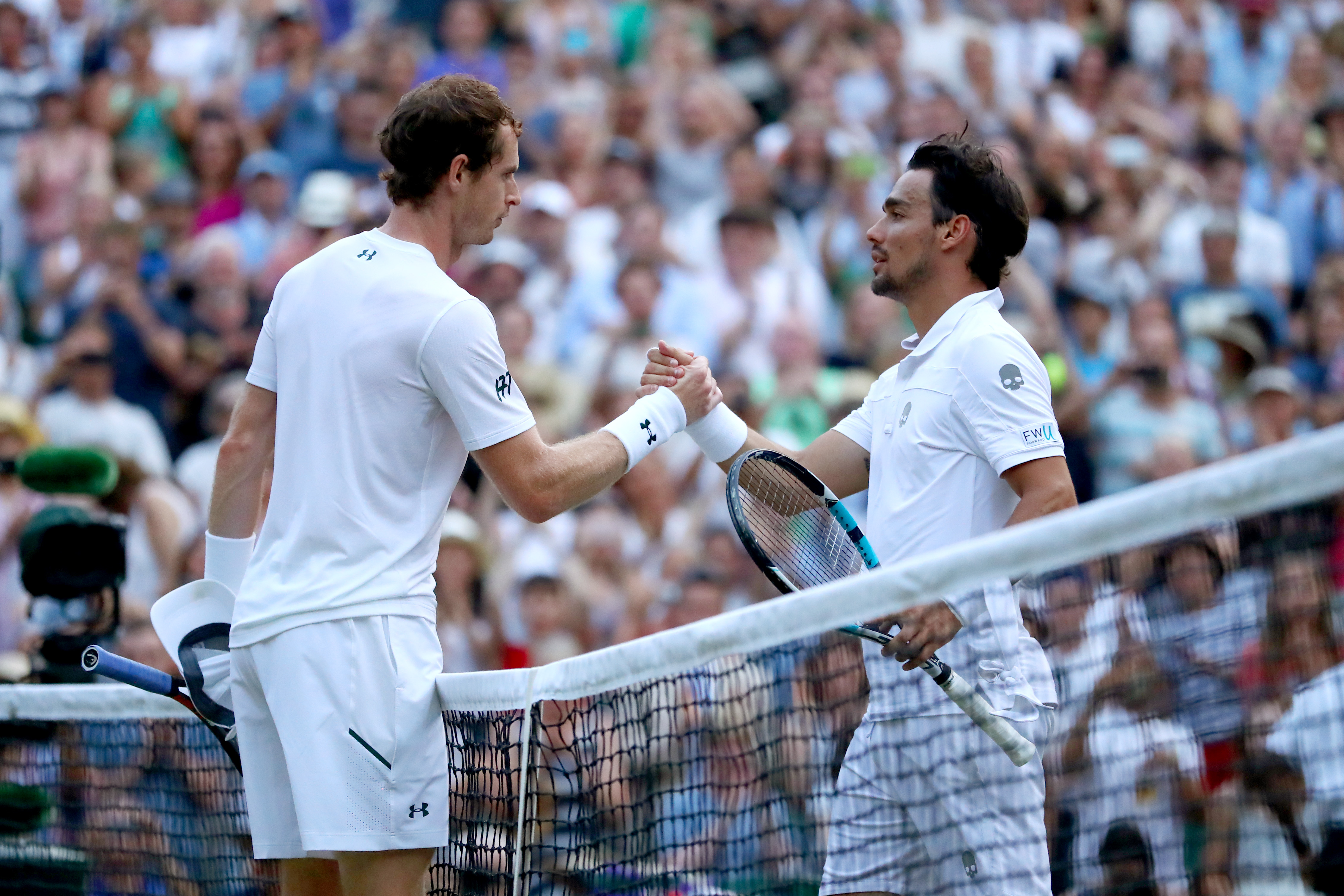 Der Italiener Fabio Fognini konnte Andy Murray den zweiten Satz abnehmen. Der Brite trifft in der vierten Runde auf Benoit Paire aus Frankreich.