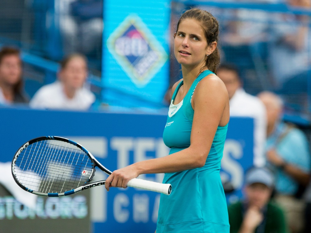 Julia Görges muss wegen Regens nachsitzen