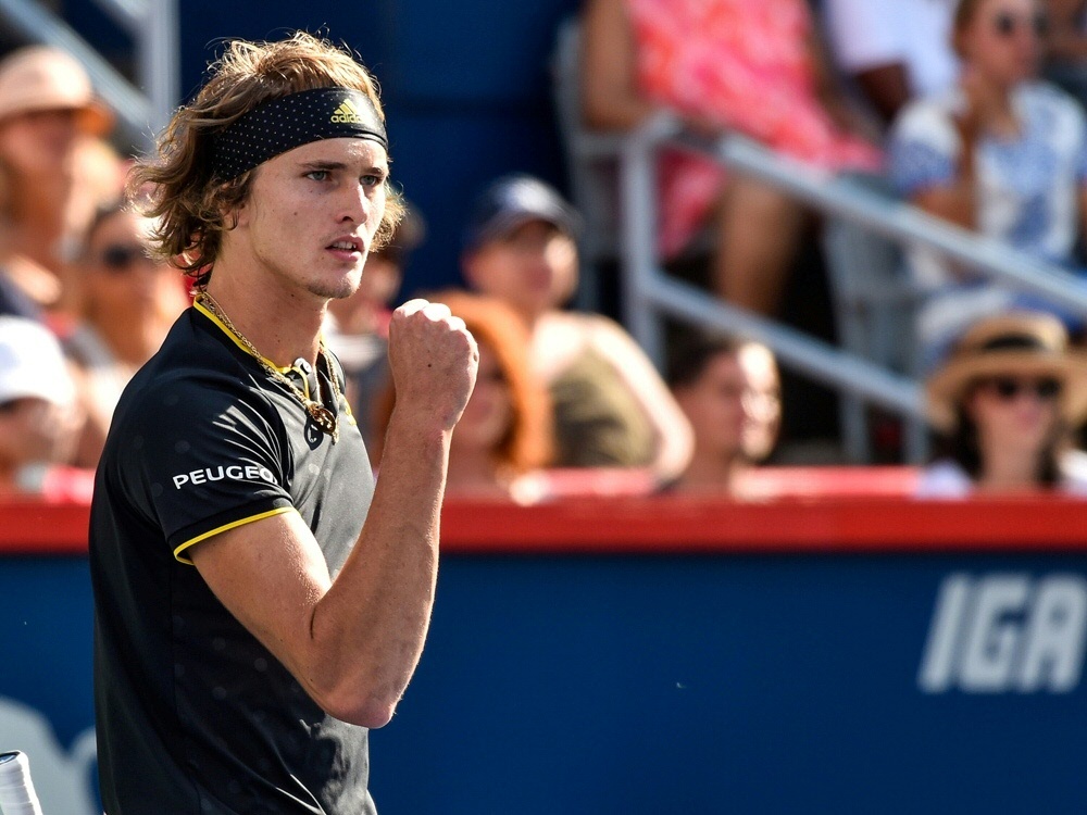 Sieg in Montréal: Alexander Zverev schlägt Roger Federer