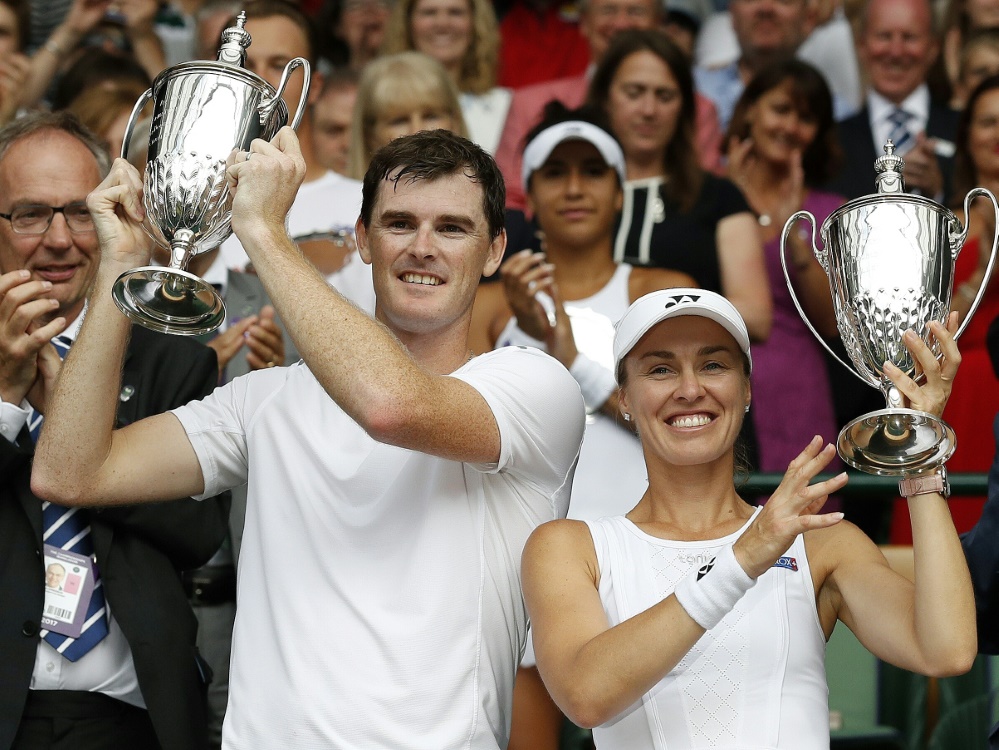 Martina Hingis und Jamie Murray gewinnen Mixed-Titel