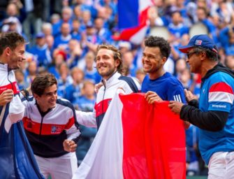 Davis-Cup-Finale zwischen Frankreich und Belgien in Lille