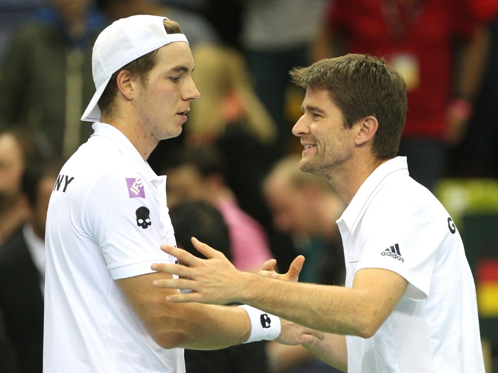 Bleibt Michael Kohlmann (re.) Davis-Cup-Teamchef?