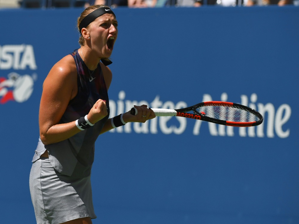 Petra Kvitova erreicht das Achtelfinale der US Open