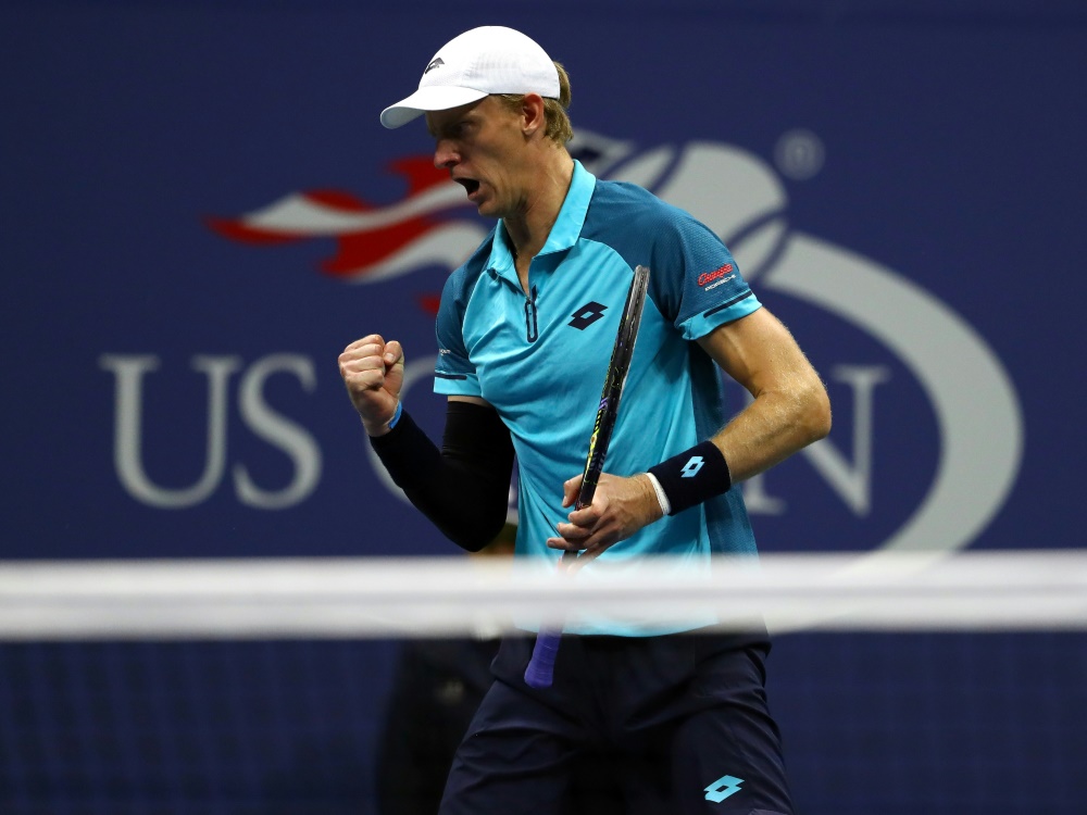 Tennisprofi Kevin Anderson steht im Halbfinale der US Open.
