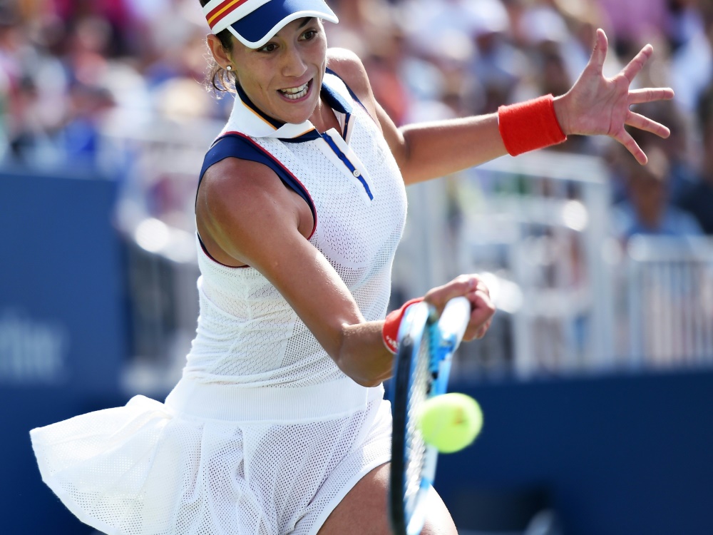 Muguruza (im Bild) scheitert an Kvitova