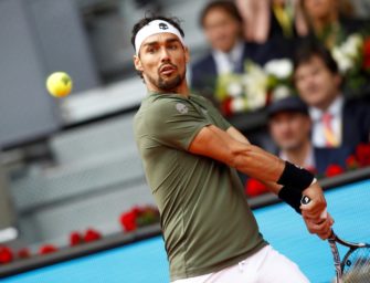 Geldstrafe und Grand-Slam-Ausschluss auf Bewährung für Fognini