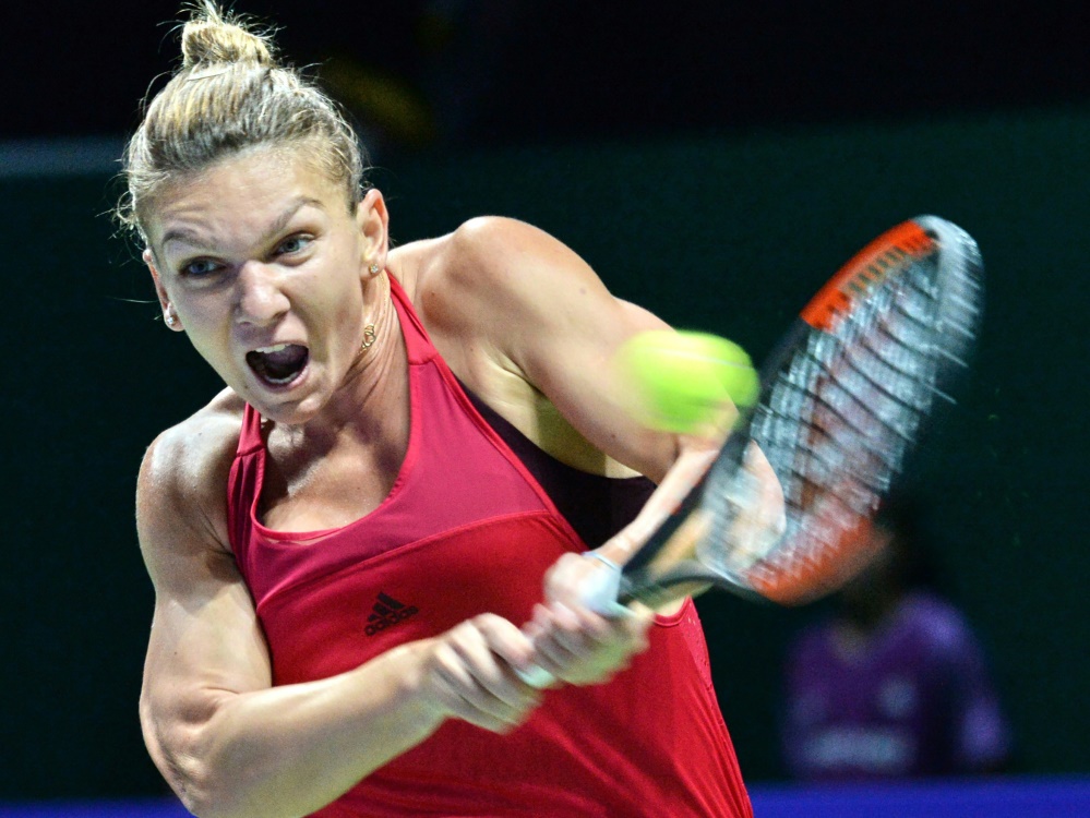 Gegen Caroline Garcia gibt sich Simona Halep keine Blöße