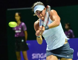 WTA-Finale: Garcia wahrt Chance auf K.o.-Runde