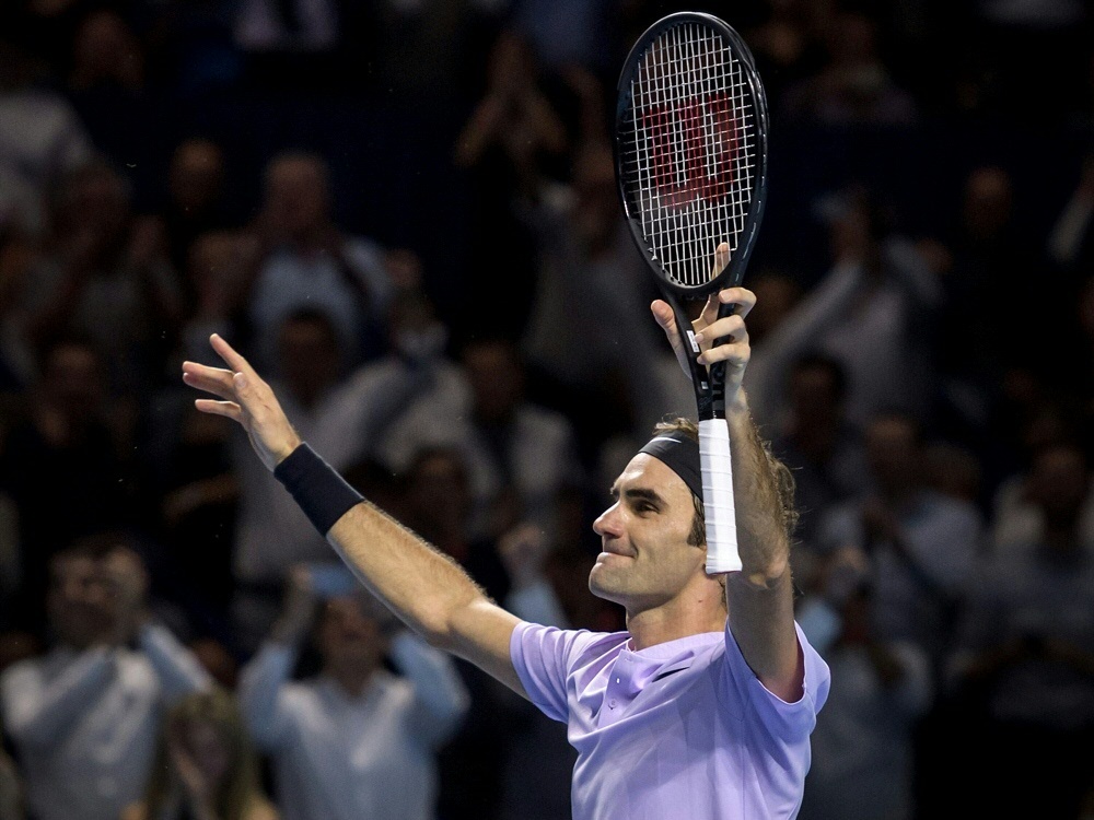 Tennis-Ass Roger Federer feiert seinen 95. Titel
