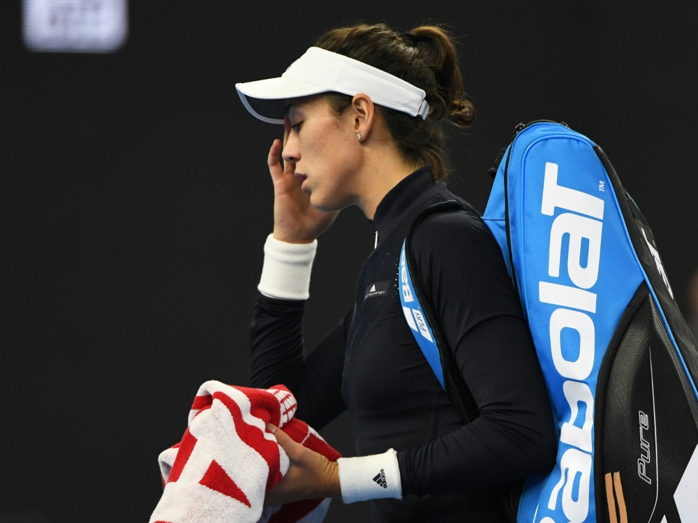 Weltranglistenerste Muguruza schedeit in Peking früh aus