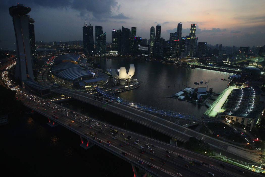 Skyline von Singapur