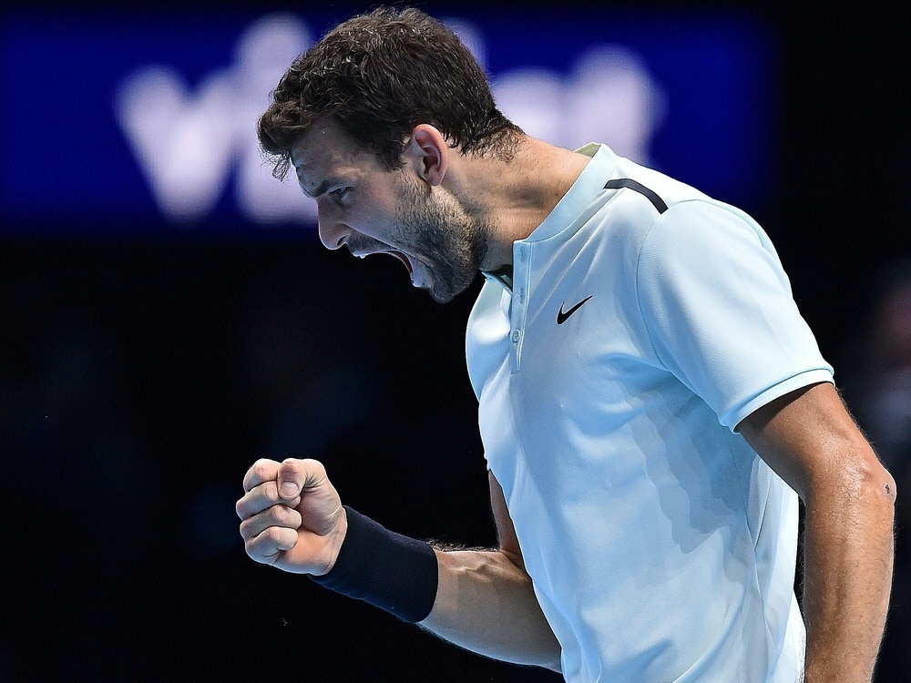 Grigor Dimitrow feiert seinen bisher größten Erfolg