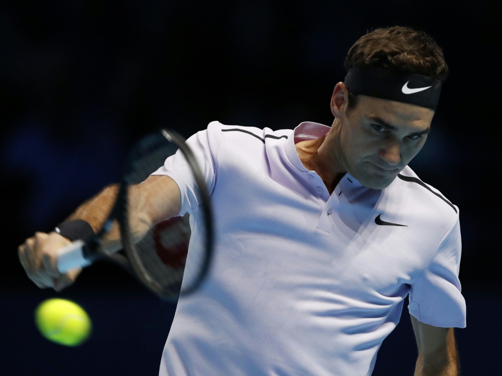 Roger Federer schlägt Jack Sock mit 6:4, 7:6 (7:4)