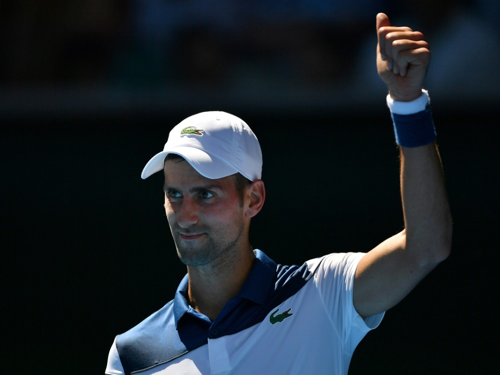 Novak Djokovic präsentiert sich in guter Form
