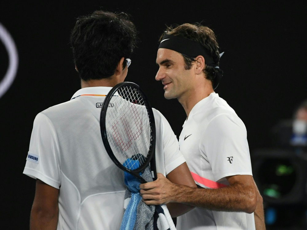 Federer (r.) steht im Finale der Australian Open