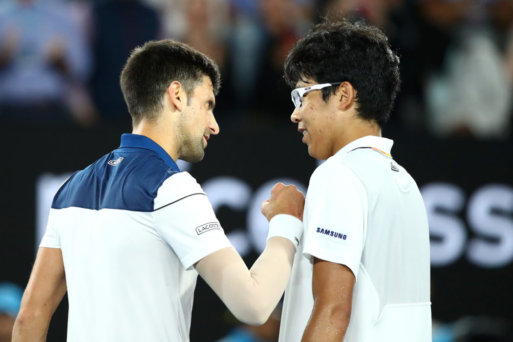 Novak Djokovic, Hyeon Chung