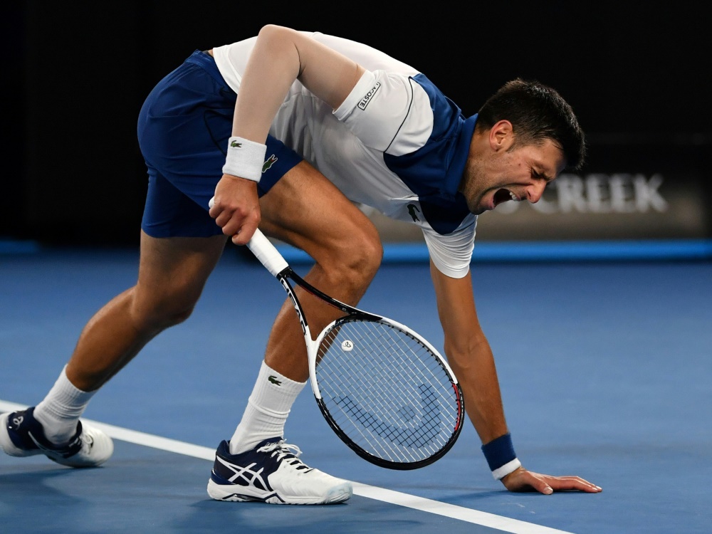 Die Schmerzen begleiten Djokovic seit Monaten