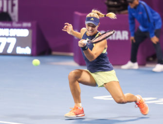 Viertelfinale! Kerber besiegt Fissette-Ex knapp