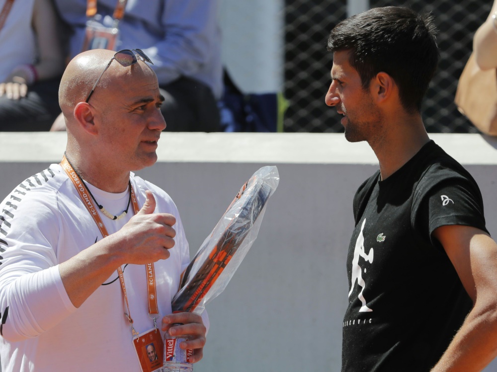 Andre Agassi und Novak Djokovic gehen getrennte Wege