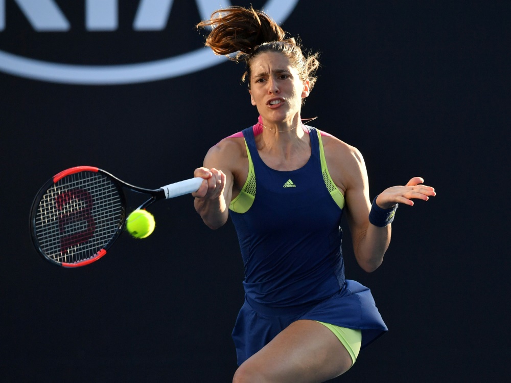 Andrea Petkovic in Miami in Runde zwei