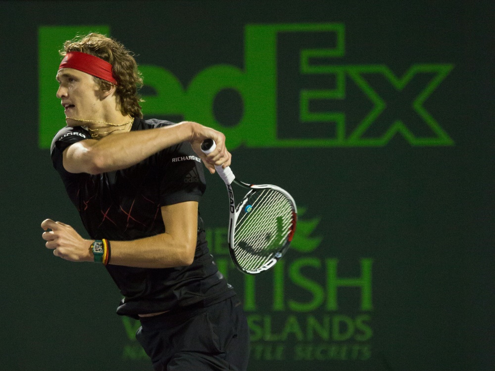 Im Miami-Halbfinale: Alexander Zverev