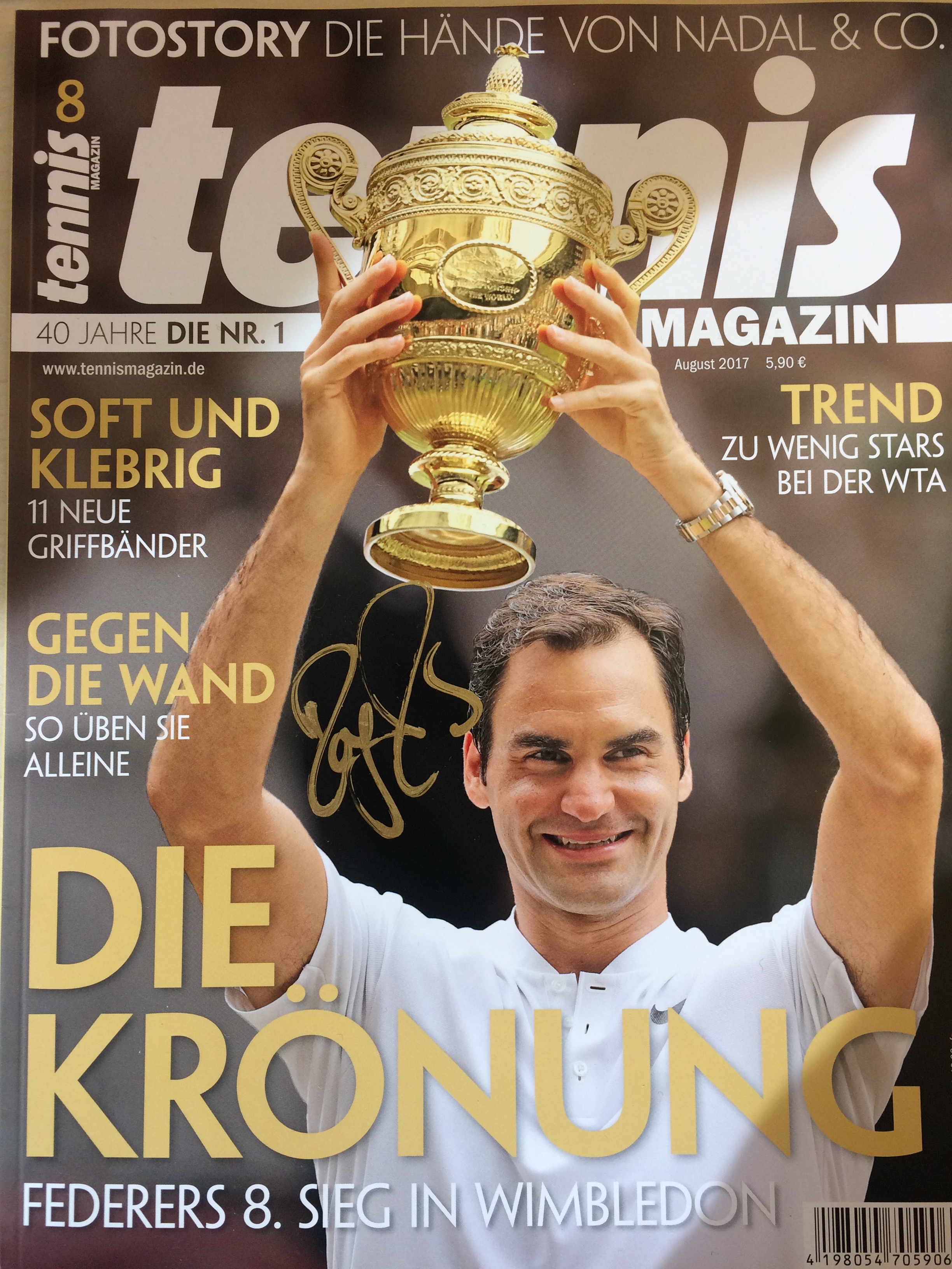 Roger Federer-Autogramm