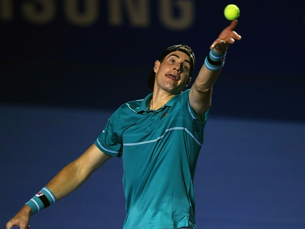 John Isner schlug in seiner Karriere über 10.000 Asse