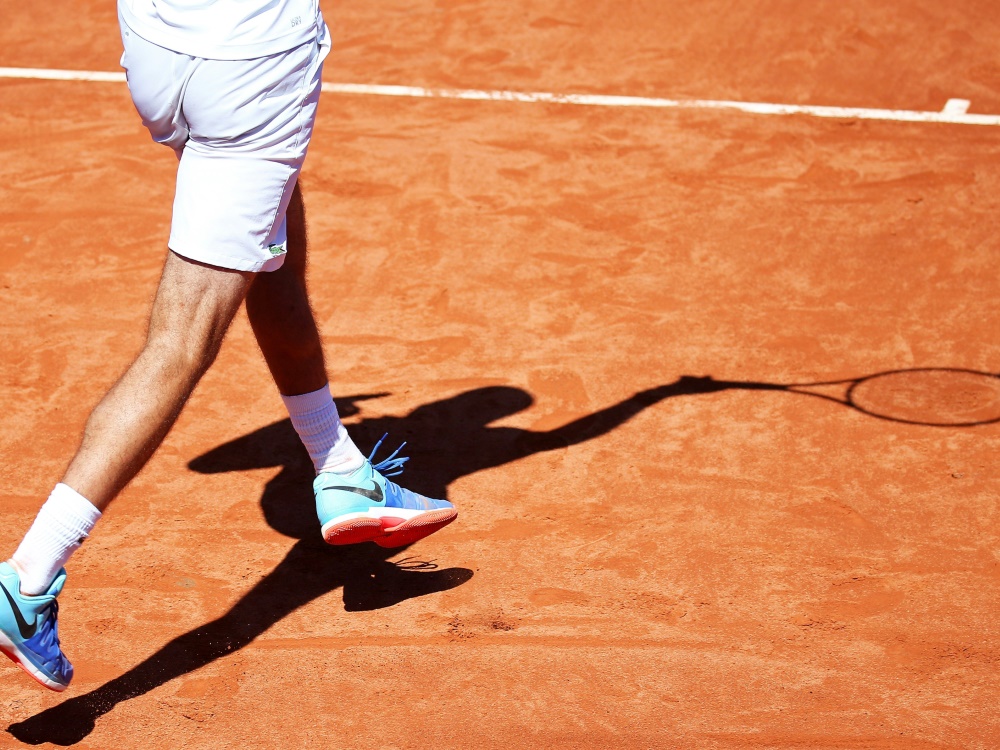 Dominik Köpfer scheidet gegen Guido Pella aus