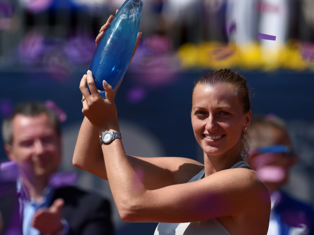 Petra Kvitova hat das WTA-Turnier in Prag gewonnen