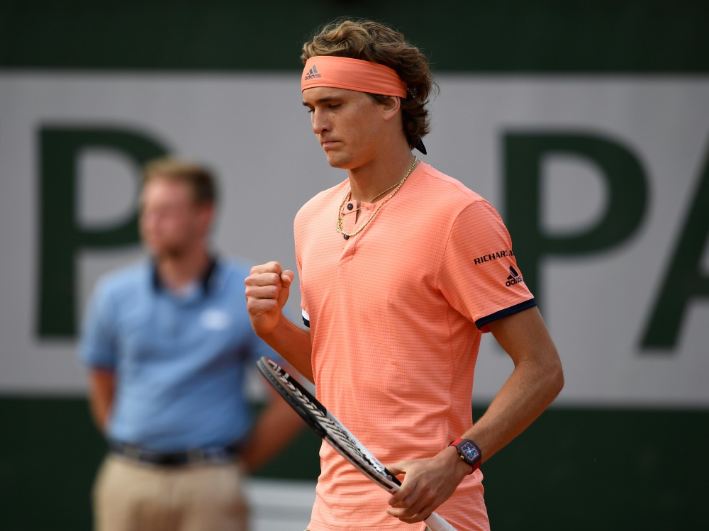 Alexander Zverev startet French Open mit Dreisatzsieg