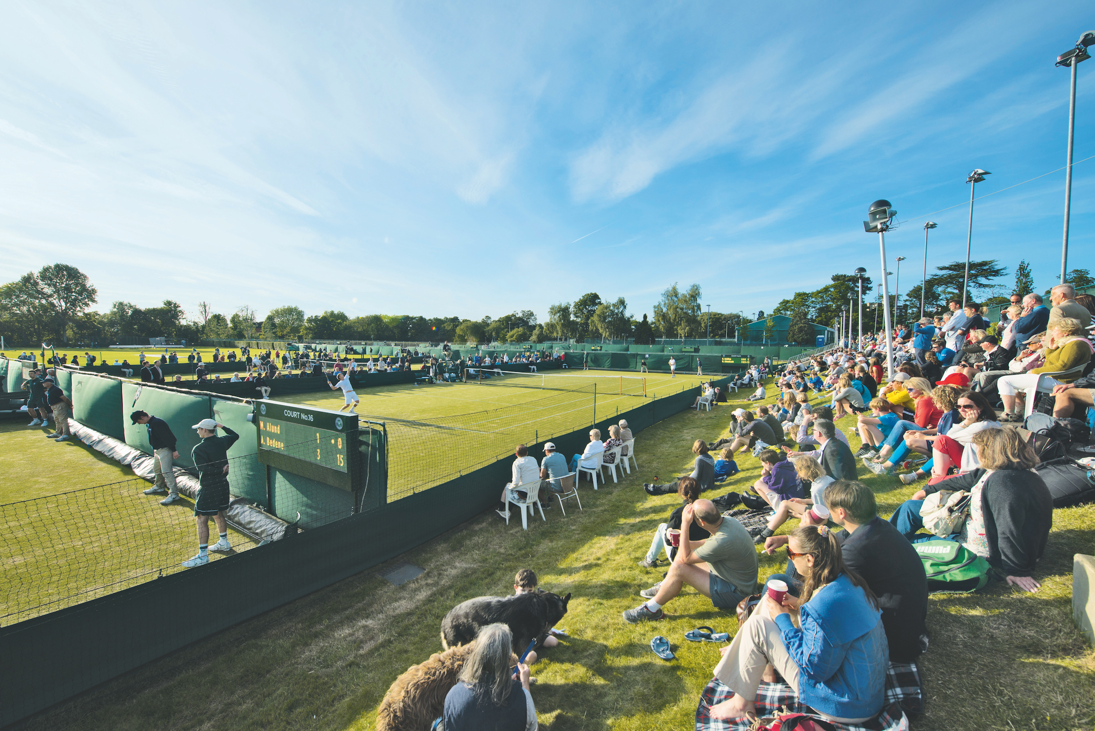 Qualifikation in Wimbledon Die große Gartenparty