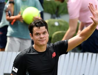 Raonic nach Sieg gegen Pouille erster Finalist in Stuttgart