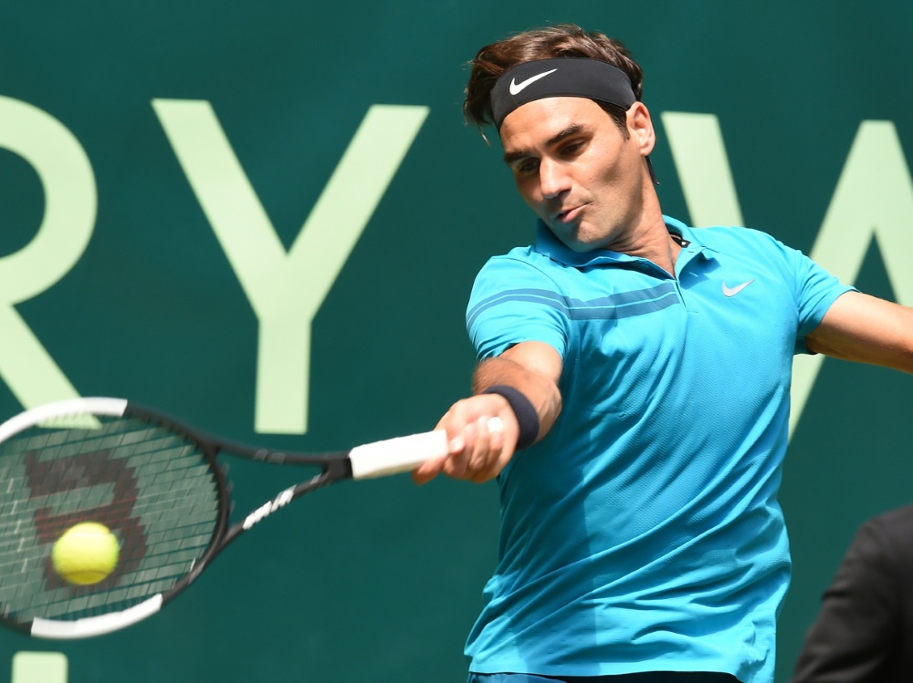 Roger Federer bezwang Matthew Ebden nach drei Sätzen