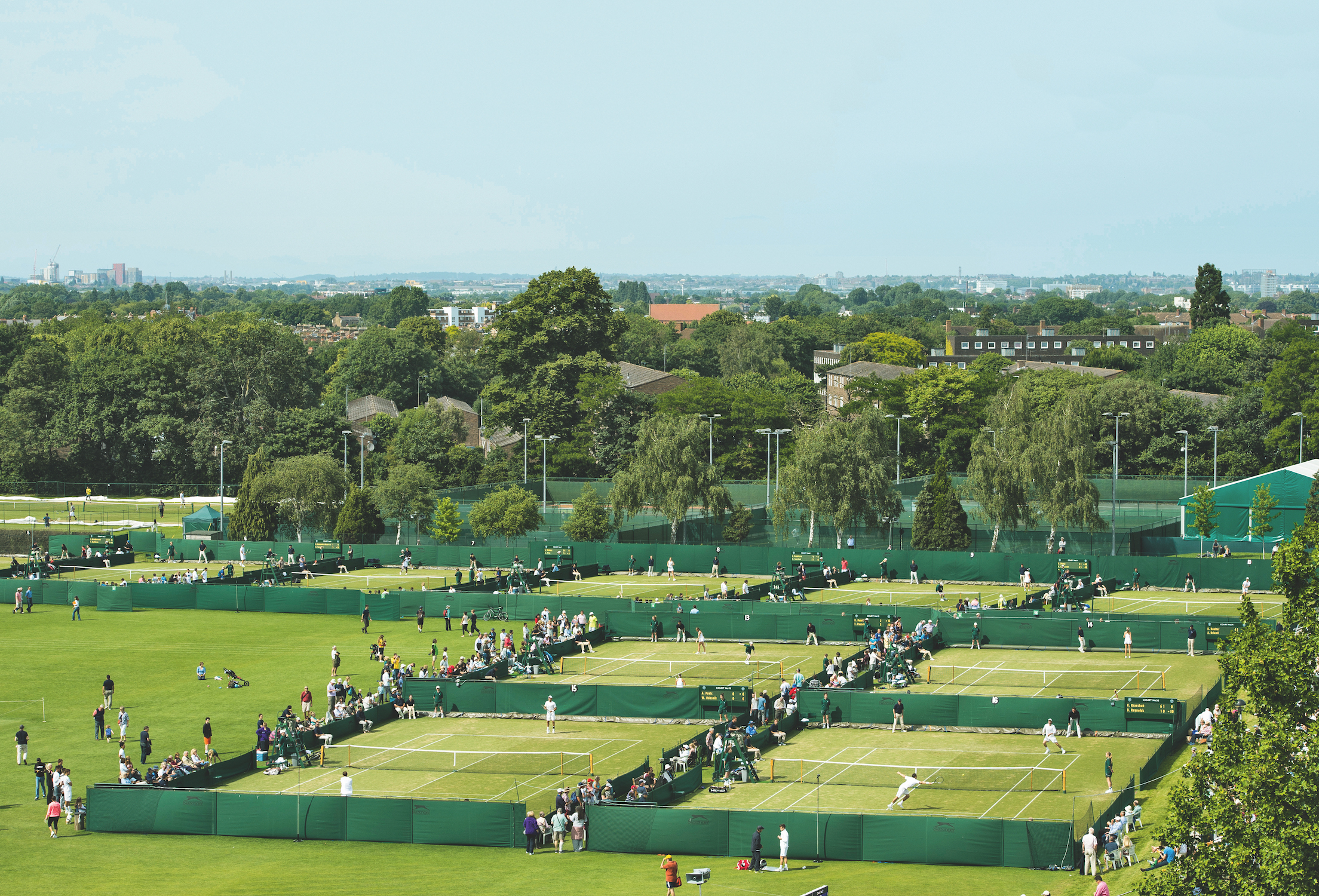 Qualifikation in Wimbledon Die große Gartenparty