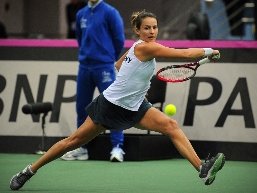 Tatjana Maria setzte sich gegen Lucie Safarova durch