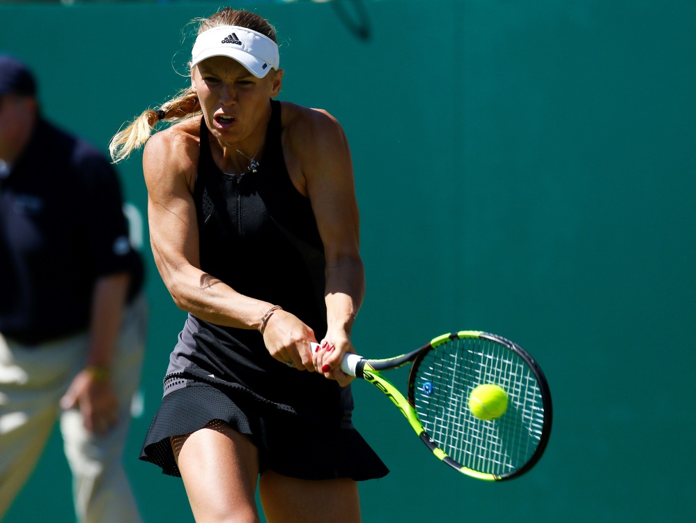 Caroline Wozniacki ist vor Wimbledon in guter Form