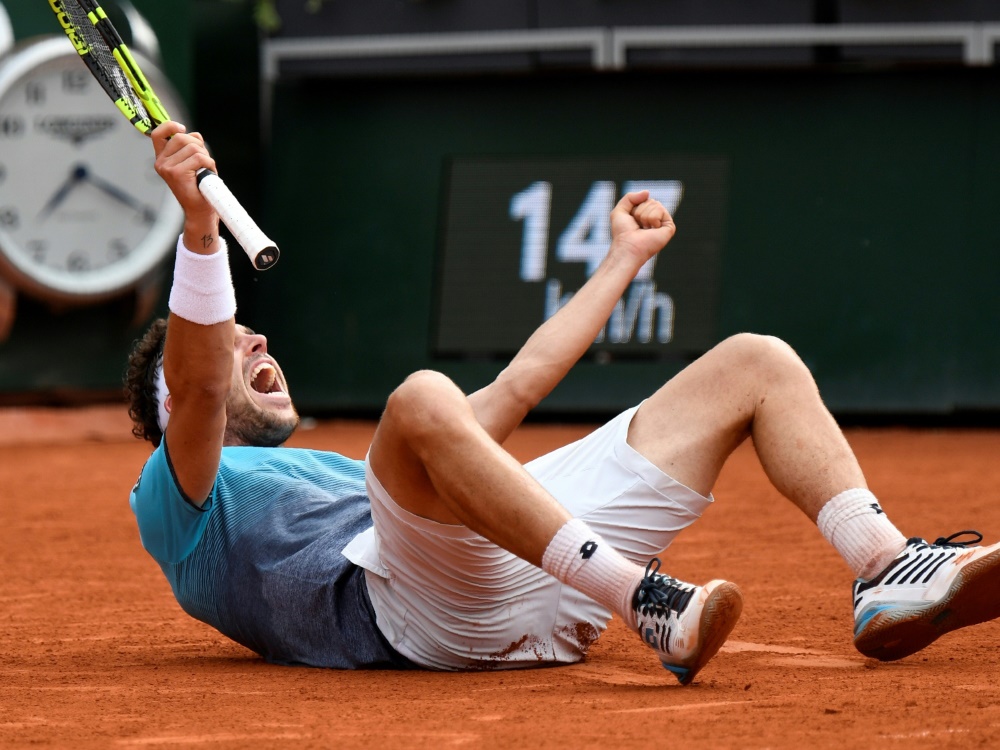 Größter Karriere-Erfolg: Cecchinato steht im Halbfinale