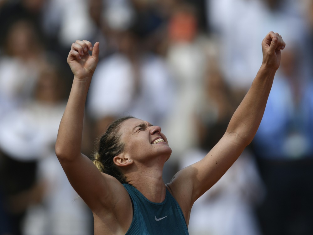 Simona Halep kann ihre Emotionen nur schwer zurückhalten