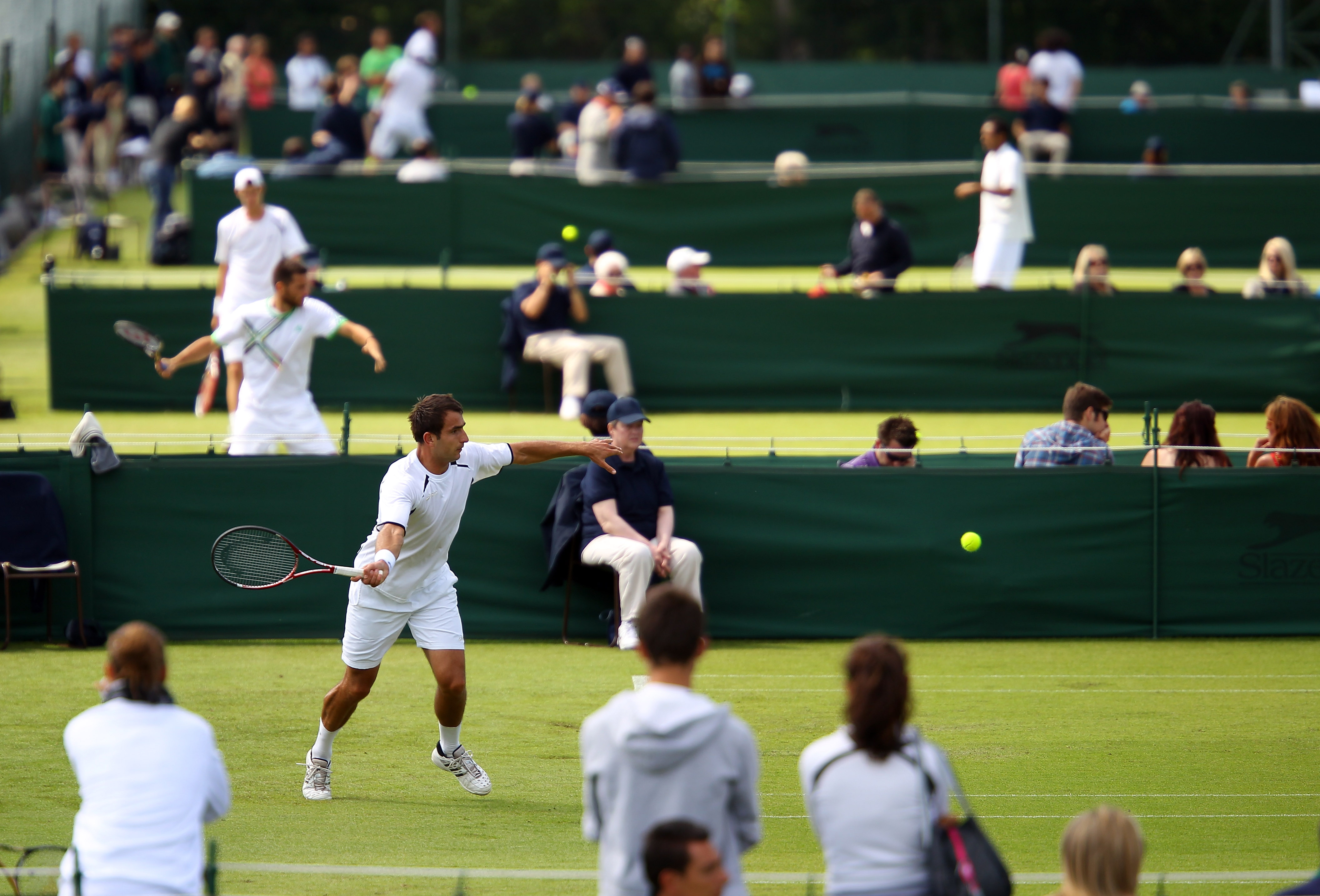 Qualifikation in Wimbledon Die große Gartenparty