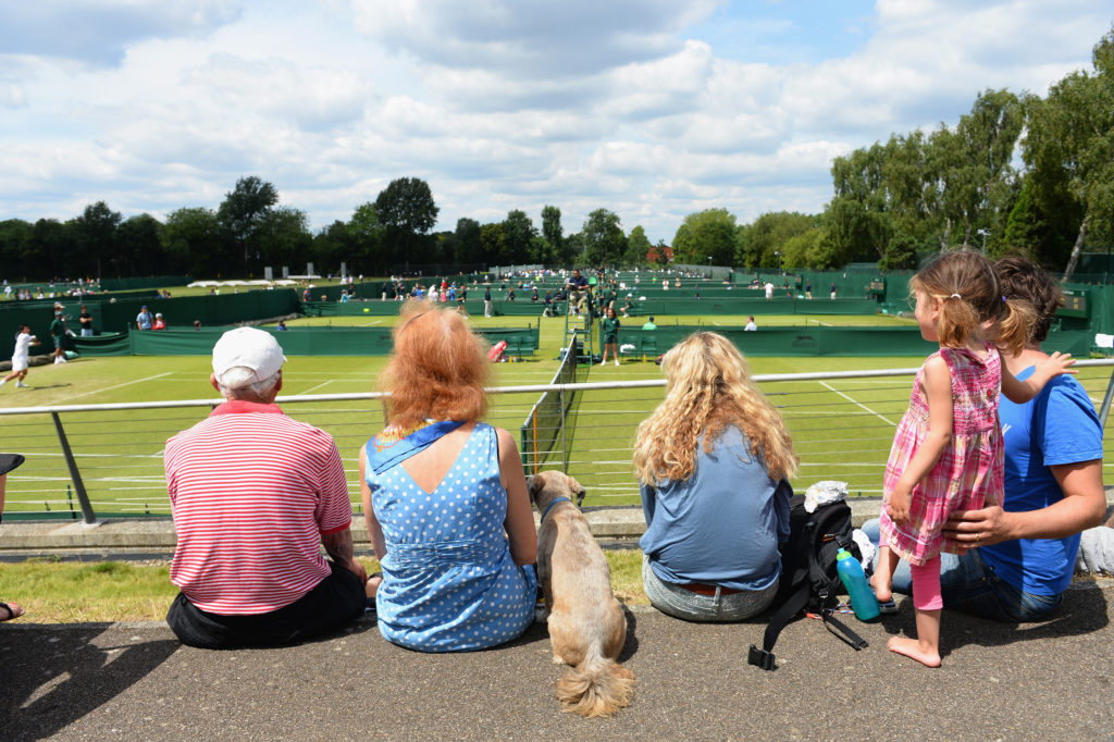 Qualifikation in Wimbledon