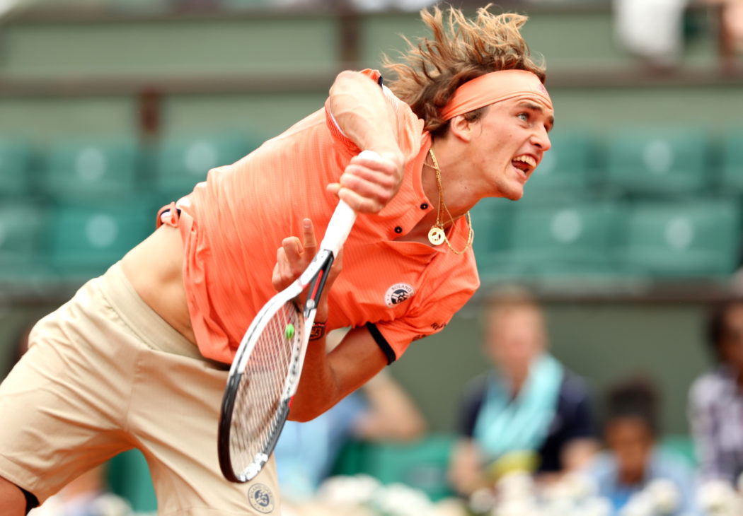 Aufschlag Alexander Zverev