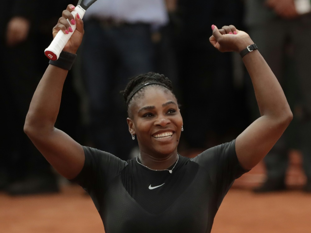 Serena Williams ist nach ihrem Sieg in Runde zwei