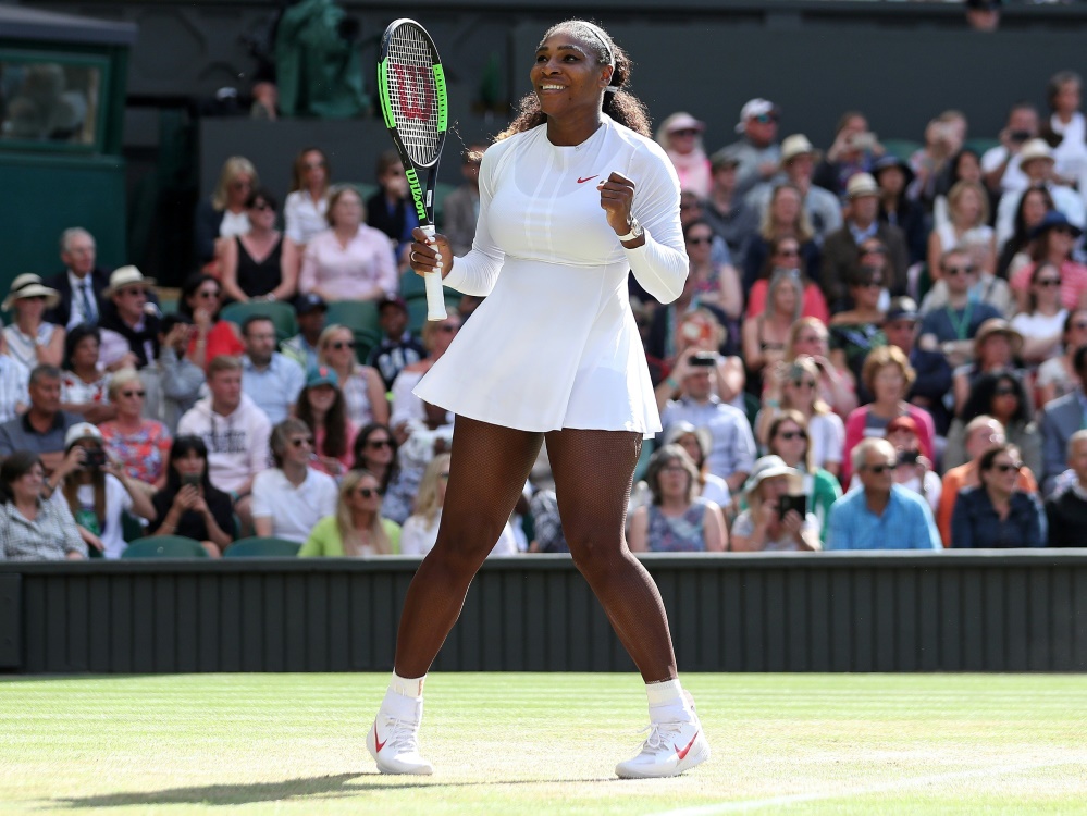 Serena Williams erreicht das Halbfinale von Wimbledon