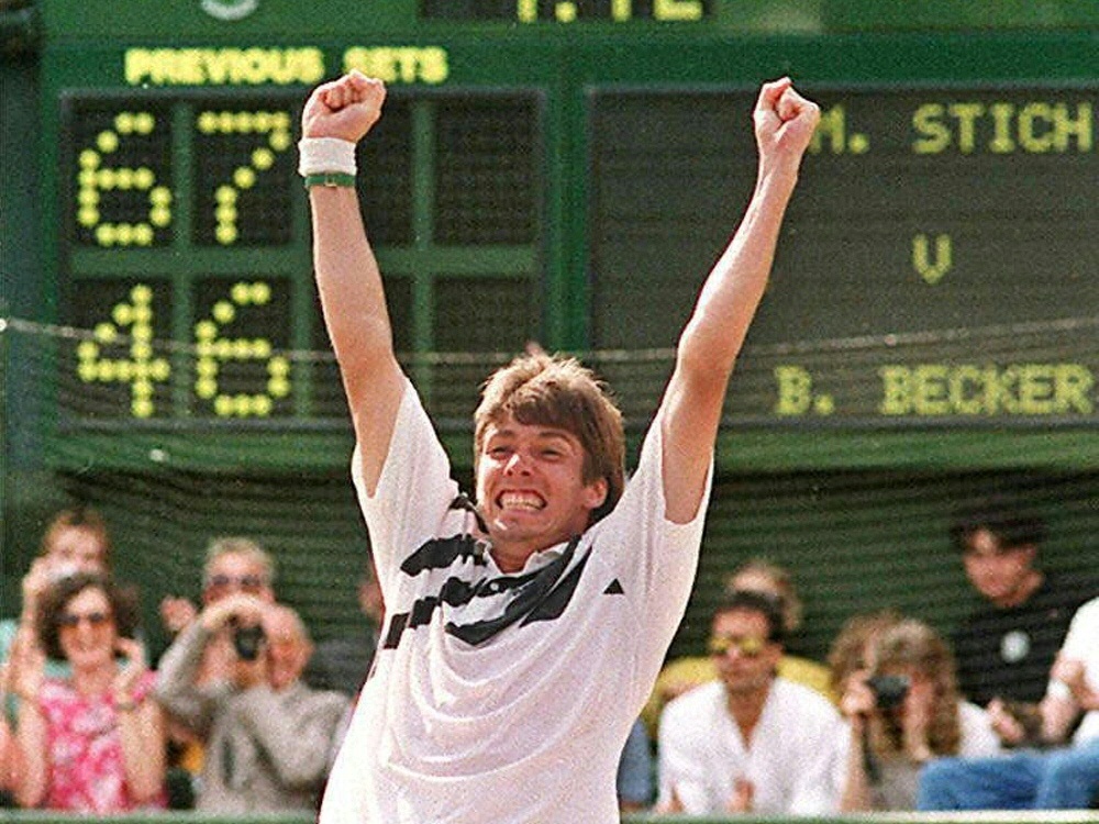 Michael Stich besiegte Boris Becker im Wimbledon-Finale