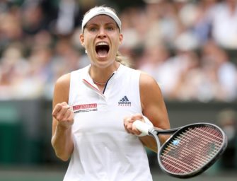 Matchball-Drama! Kerber im Halbfinale von Wimbledon