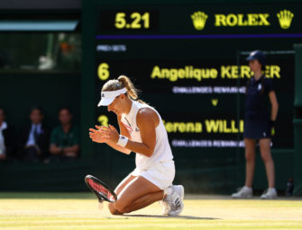 Wimbledonsieg: Angie – du hast die Schale!